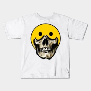 SKULL FACE Kids T-Shirt